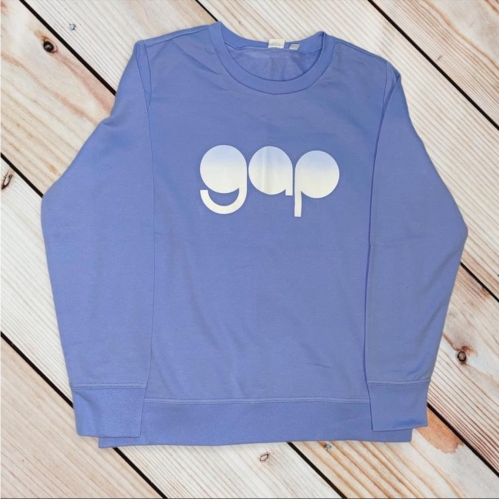 Gap Women - Logo Pullover Sweater / size Small / light blue/ NWOT